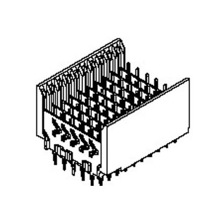 Molex High Speed / Modular Connectors Vhdm Bp 6 Row Open A Row Open Assy 10 Col 740579001